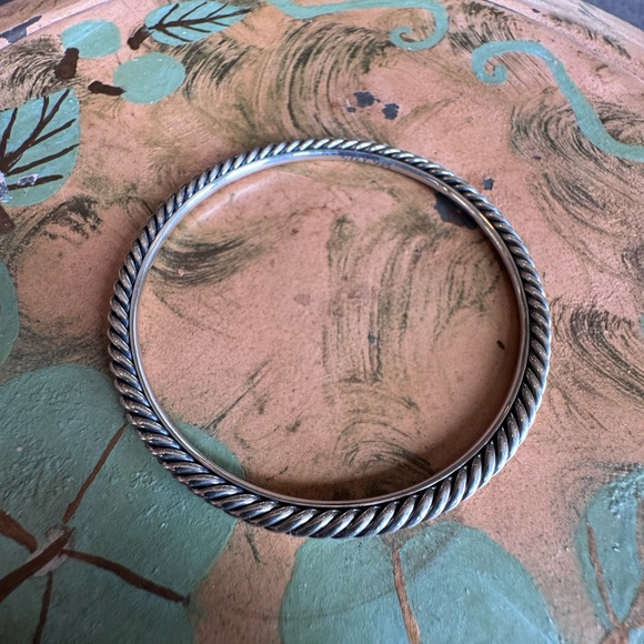 Used David Yurman Twisted Bangle Bracelet - Picture 1 of 4